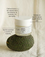 Crema facial hidratante y calmante