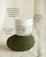 Crema facial hidratante y calmante