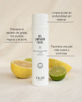 Gel limpiador facial