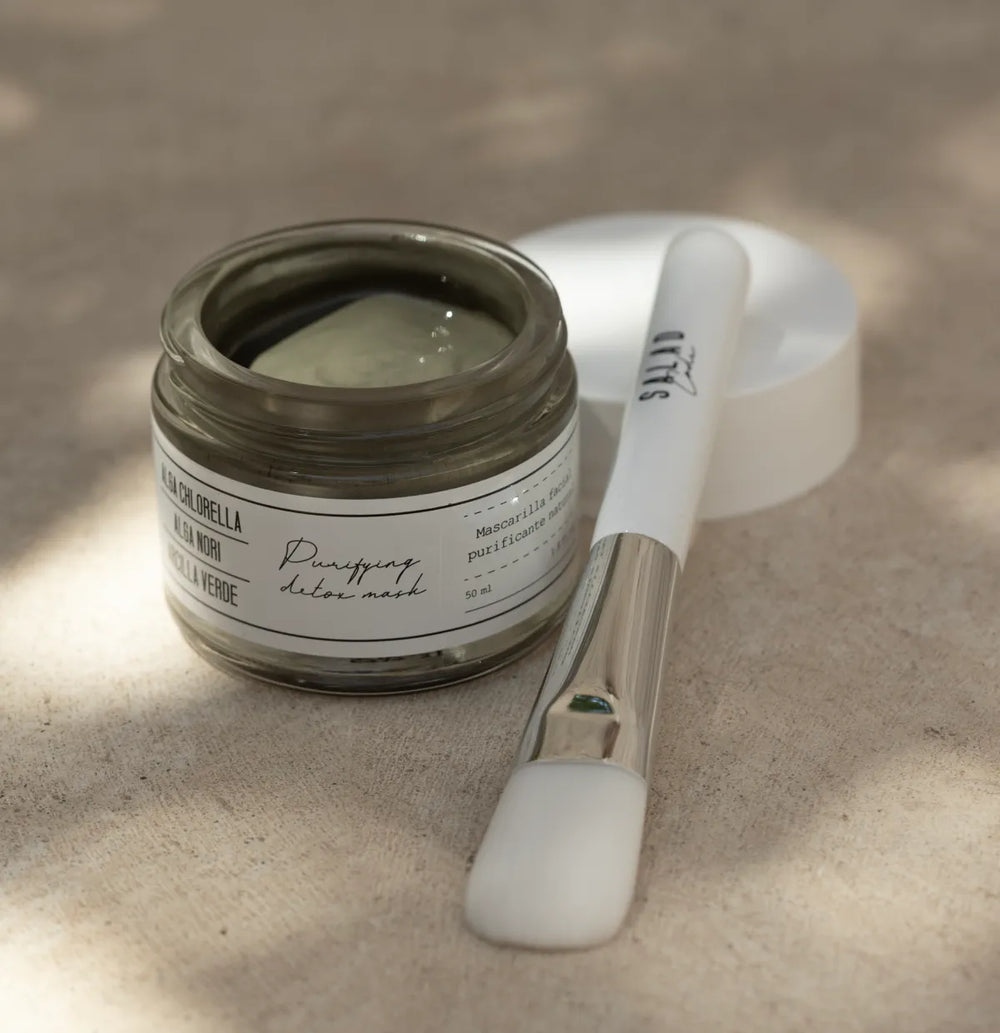 Brocha facial suave para mascarilla