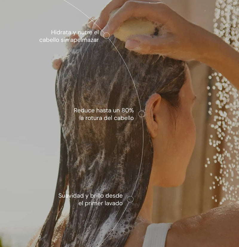 Apple & avocado nourishing shampoo - cabello seco