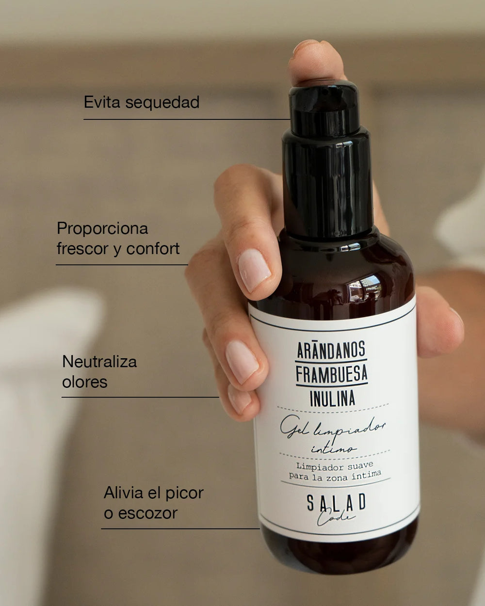 Gel limpiador íntimo
