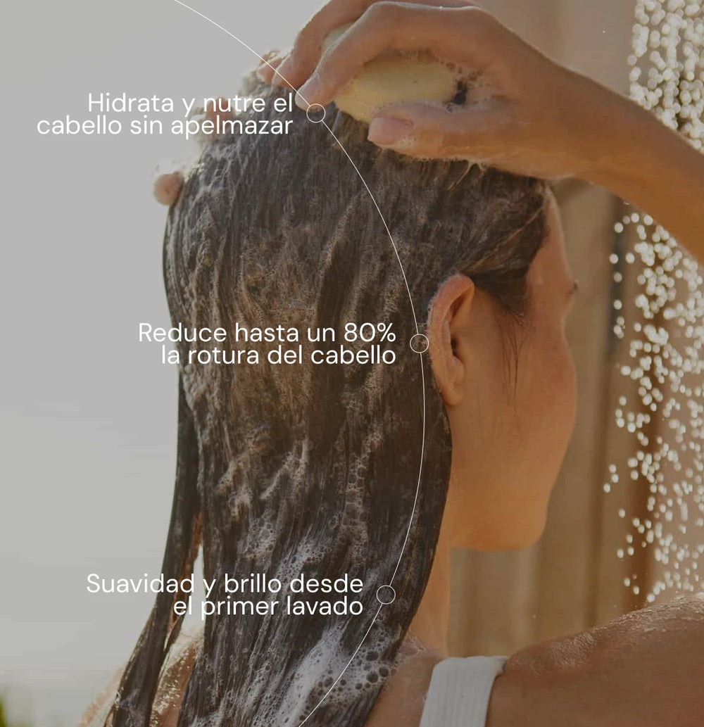 Apple & avocado nourishing shampoo - cabello seco