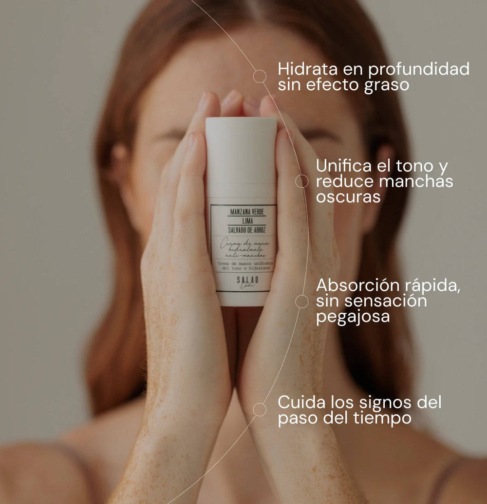 Crema de manos hidratante anti-manchas