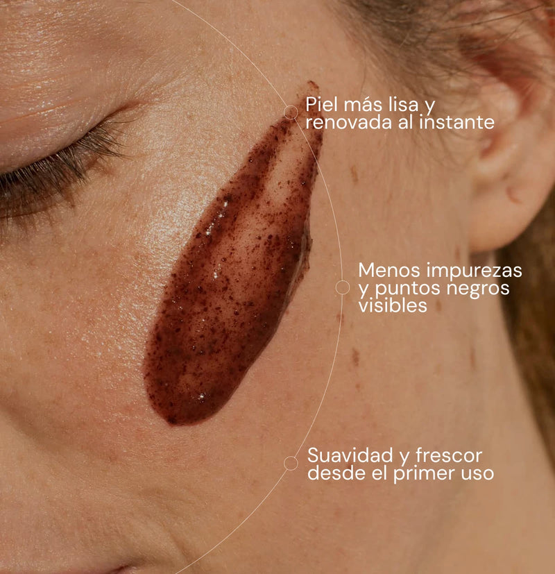 Exfoliante facial doble acción