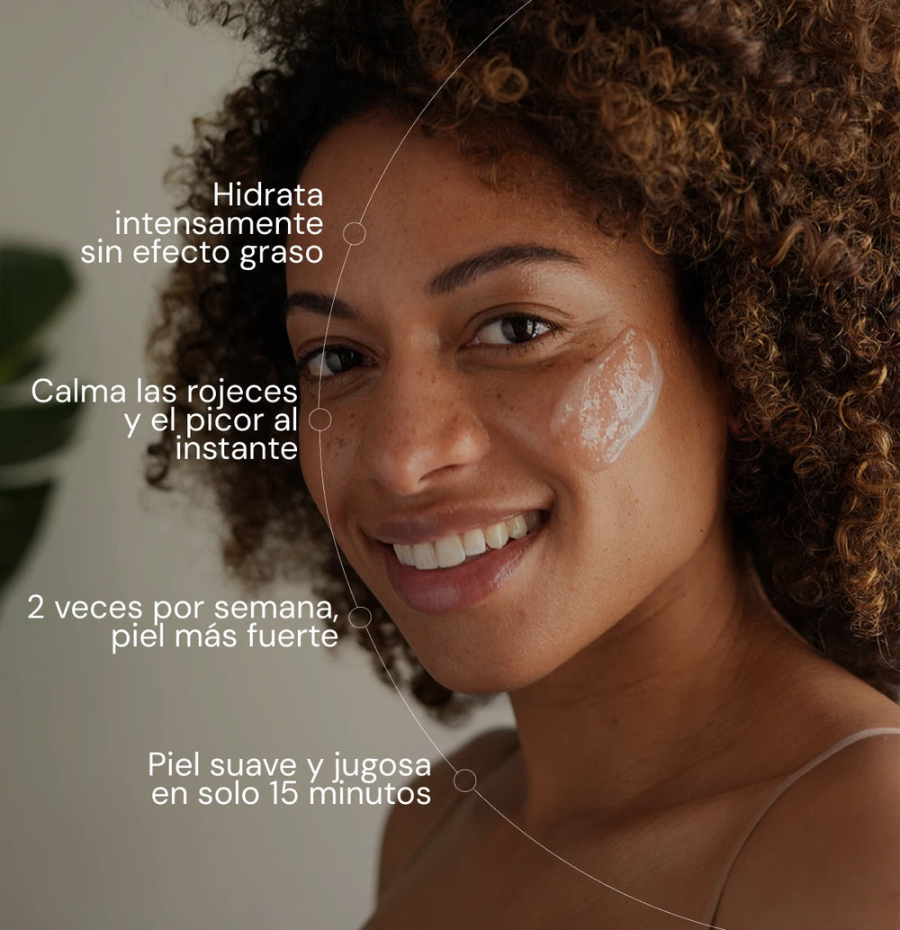 Moisturising and calming mask