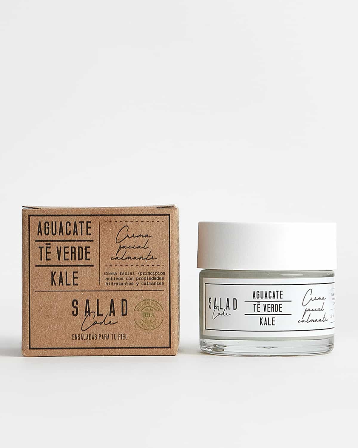 Crema facial hidratante y calmante