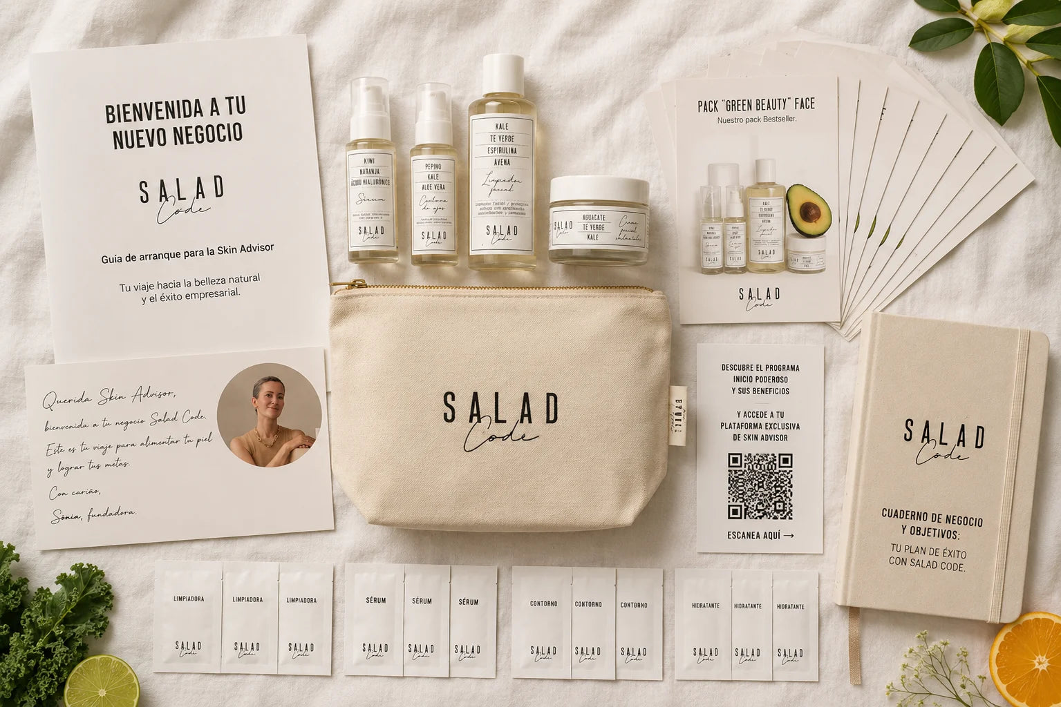 Pack de bienvenida Skin Advisor de Salad Code